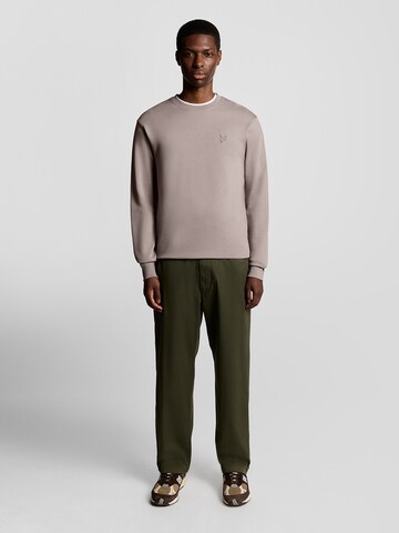 Lyle & Scott Sweatshirt 'Superfine' in Grijs