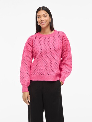 VILA Pullover 'VIRYLEIGH' i pink: forside