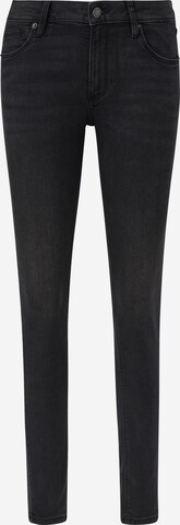 QS Skinny Jeans in Zwart: voorkant