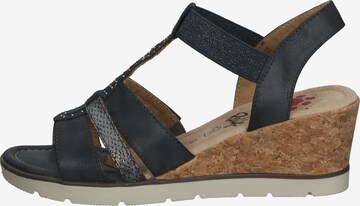 Relife Strap Sandals in Blue
