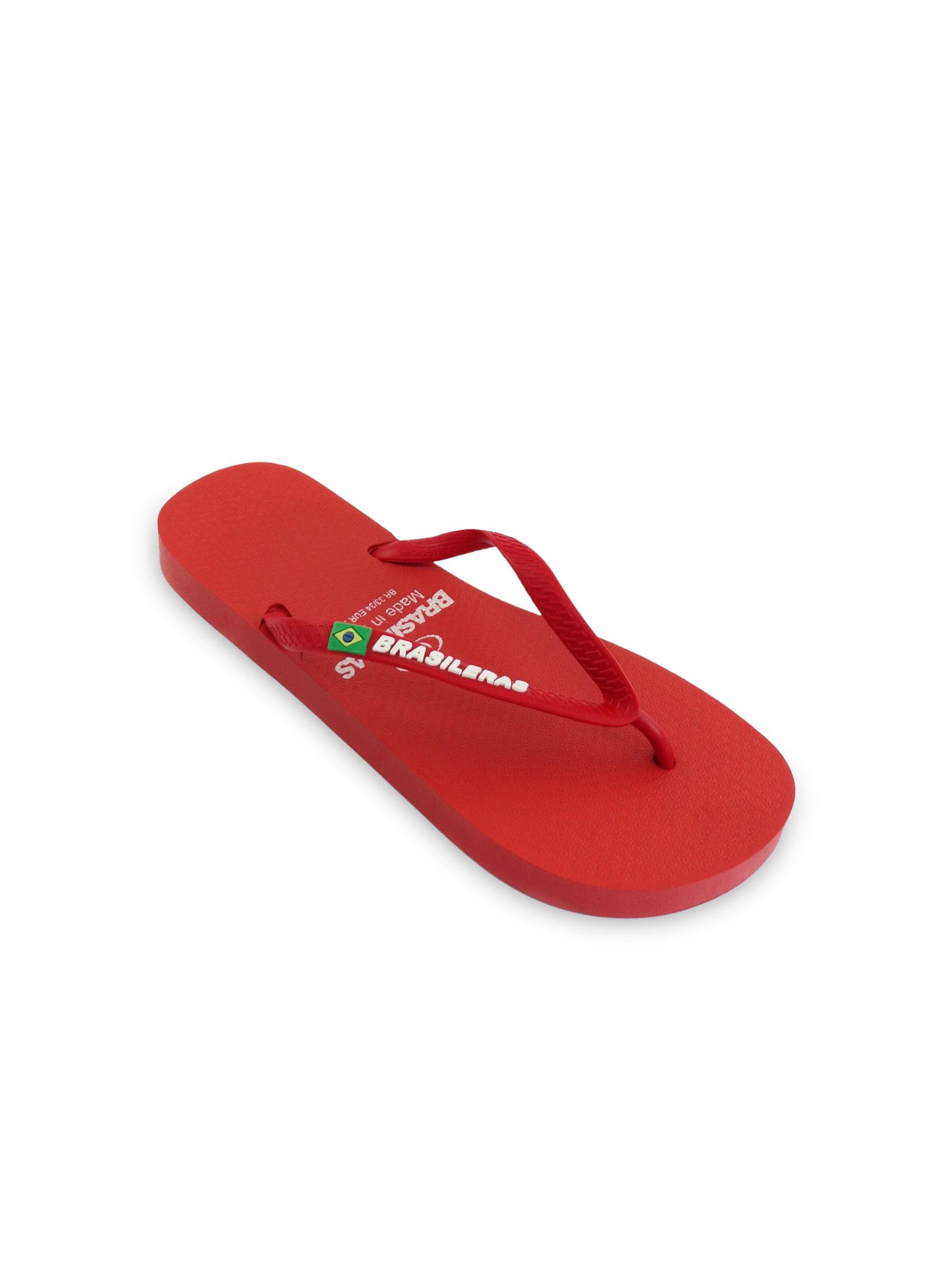 Infradito 'Classic W SS19' di Brasileras in rosso: frontale