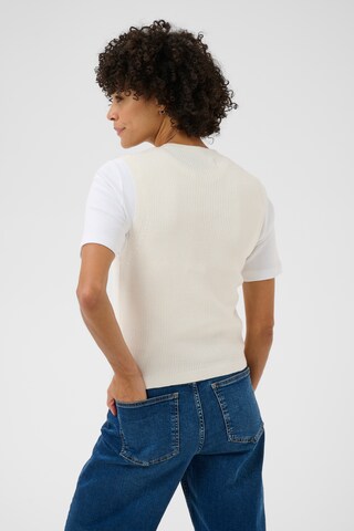 Part Two Strikvest 'Gemma' i hvid