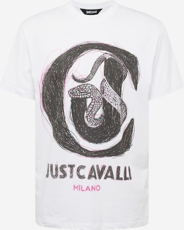 Just Cavalli T-Shirt in Weiß: predná strana