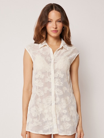 CALZEDONIA Bluse in Weiß: Vorderseite