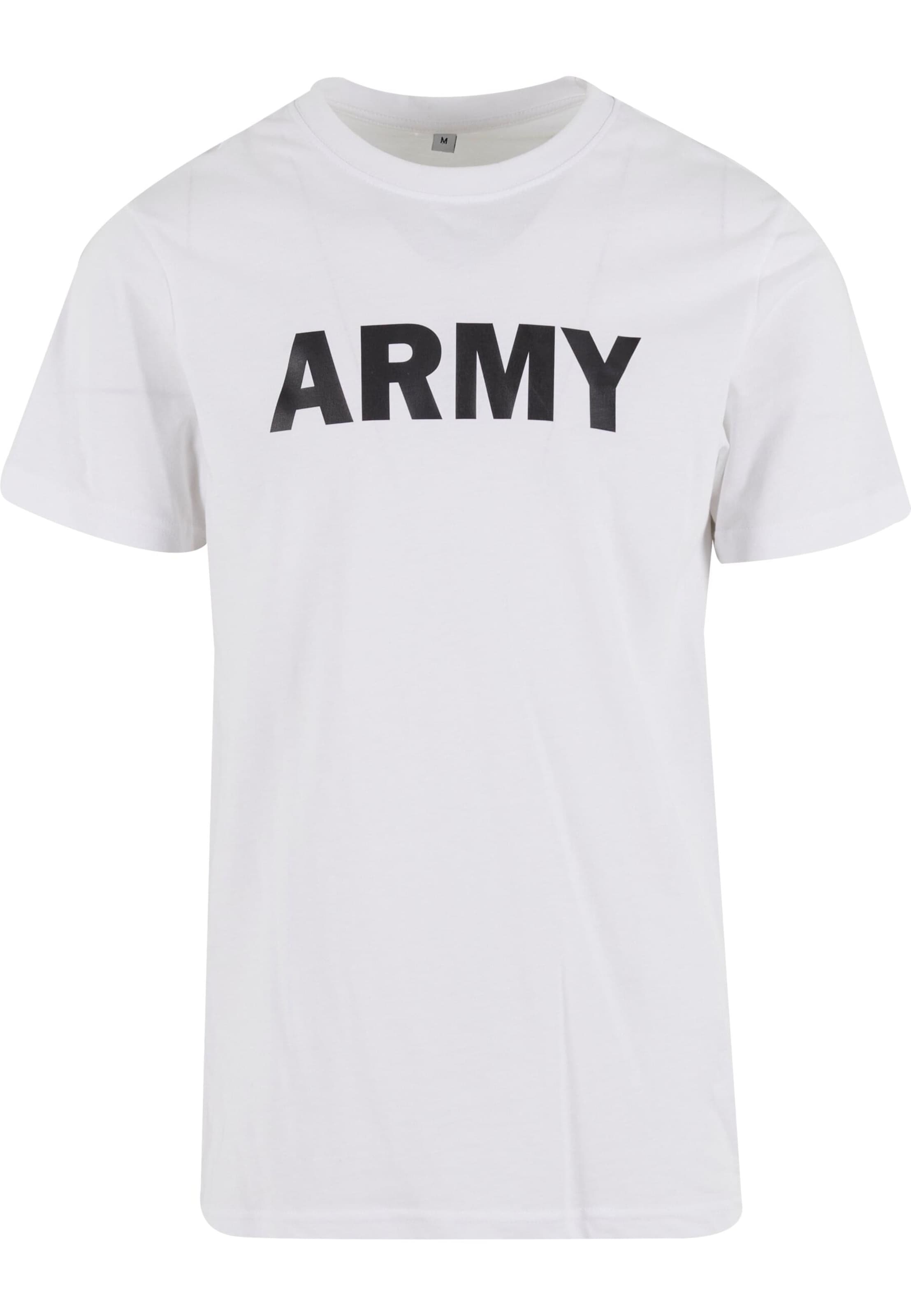 T-Shirt 'Army' Brandit en blanc : devant