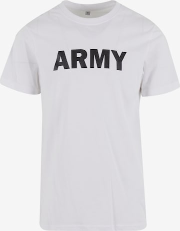 Brandit Shirt 'Army' in White: front