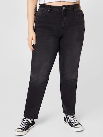 ONLY Carmakoma Jeans in Black: front
