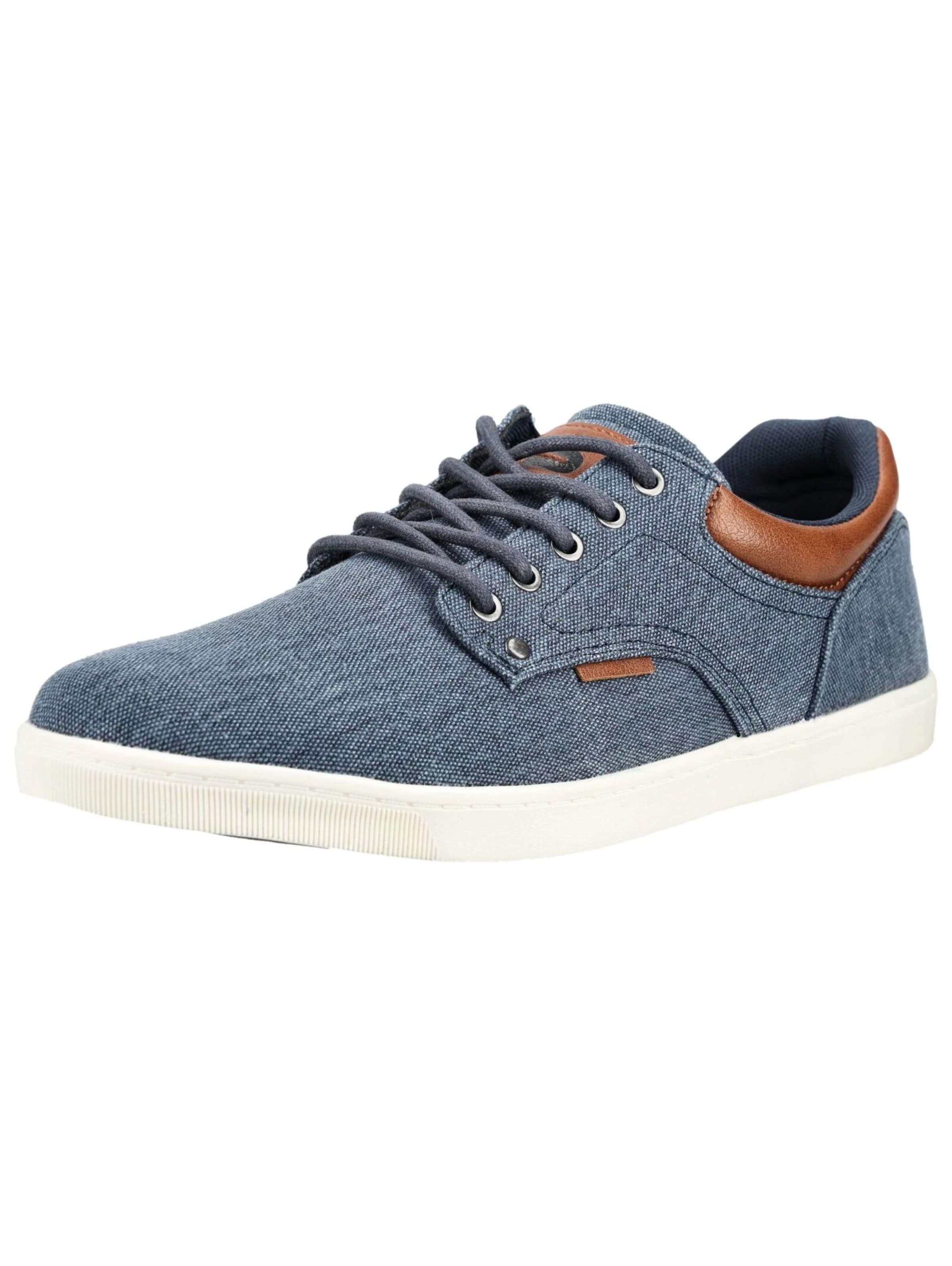 Sneaker bassa di BULLBOXER in blu: frontale
