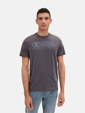 TOM TAILOR T-Shirt in Grau: Vorderseite