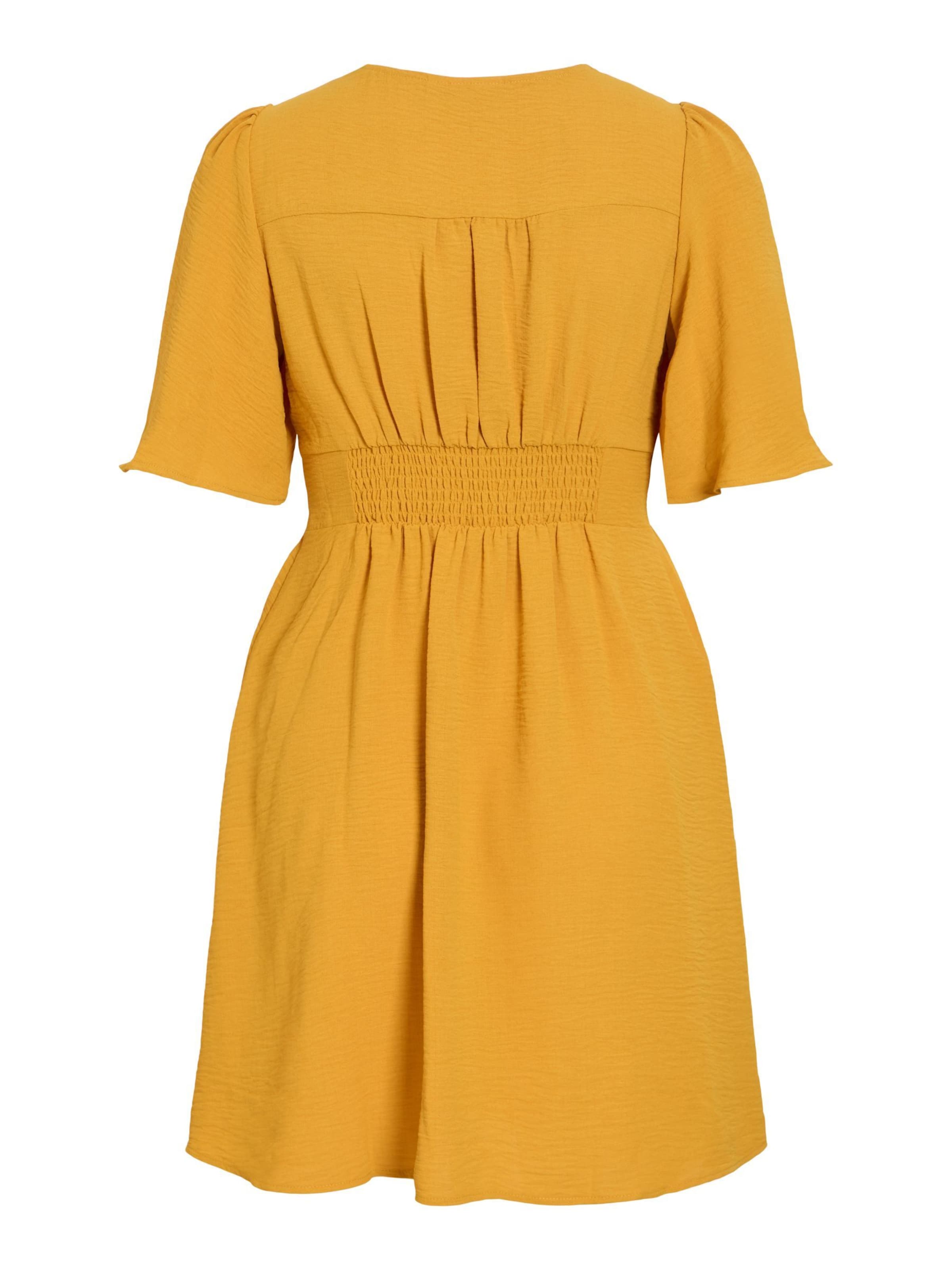 VILA Kleid 'VISKOV' in Gelb
