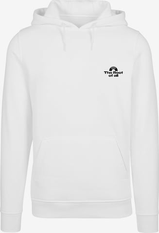 Mister TeeSweater majica 'Root Of All' - bijela boja: prednji dio