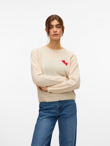 Pull-over 'BAM' VERO MODA en beige : devant