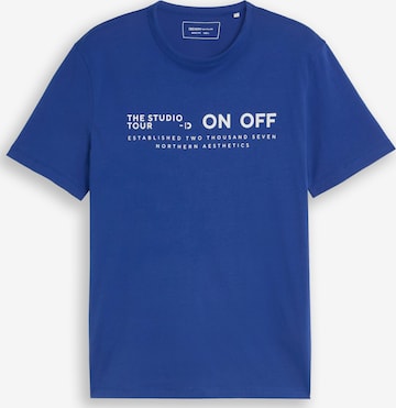 TOM TAILOR DENIM - Camiseta en azul: frente