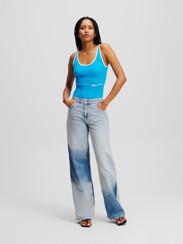 KARL LAGERFELD JEANS Свободный крой Джинсы в Синий: спереди