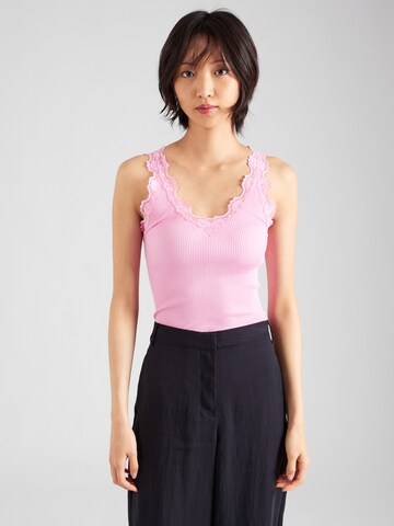 rosemunde Top in Roze: voorkant