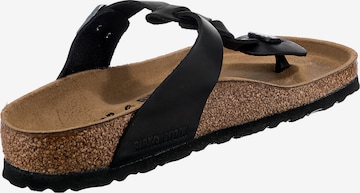 BIRKENSTOCK Σαγιονάρες διχαλωτές 'Gizeh' σε μαύρο