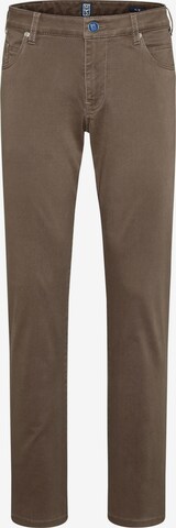 MEYER Chino in Bruin: voorkant