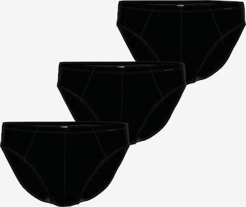 Ammann Slip 'Micro Modal' in Schwarz: Vorderseite