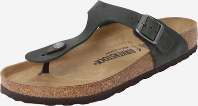 35 dydžio Šlepetės per pirštą 'Gizeh' iš BIRKENSTOCK, spalva – tamsiai žalia, Prekių apžvalga