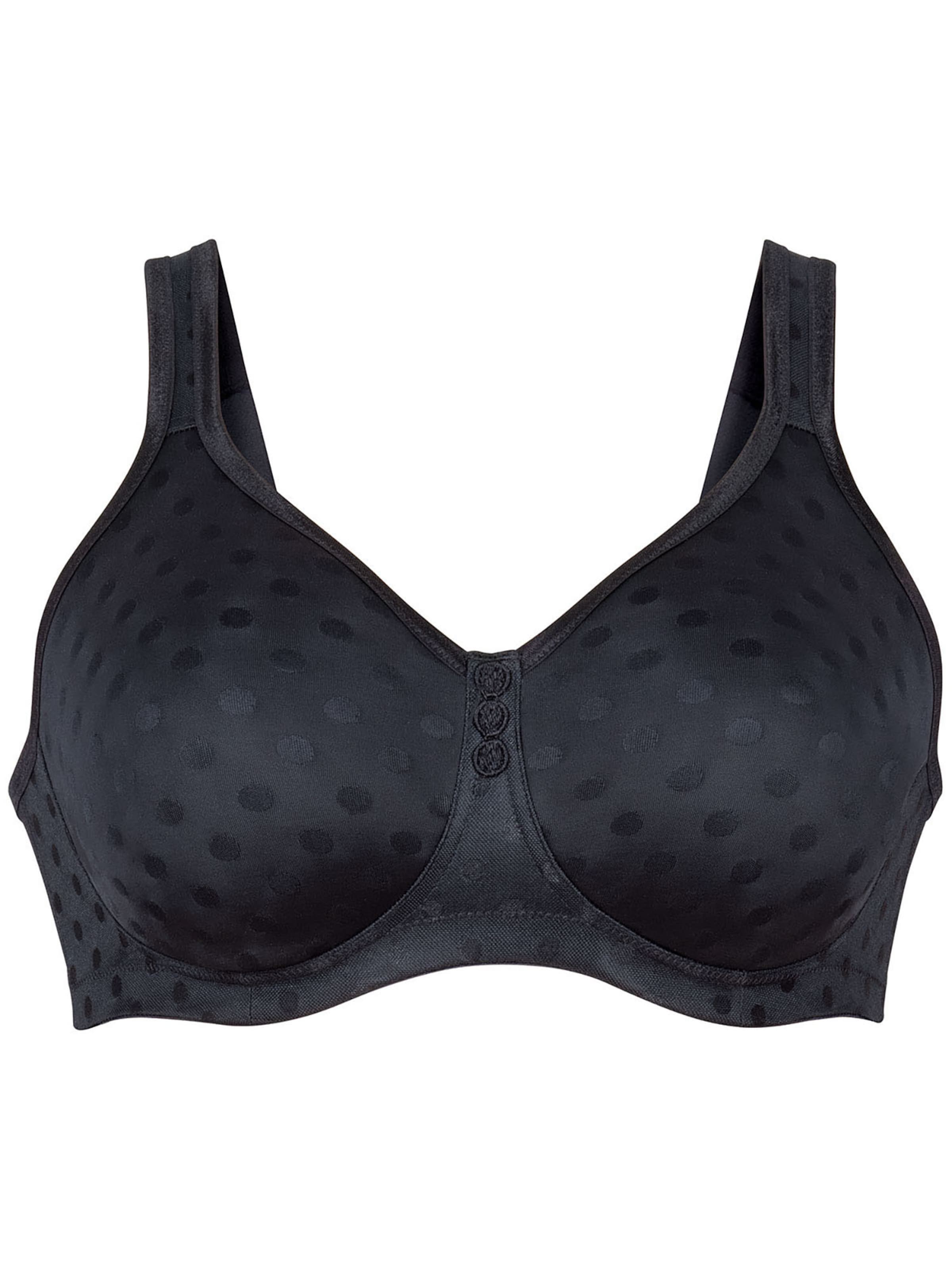 ANITA Minimiser Bra 'Airita' in Black: front