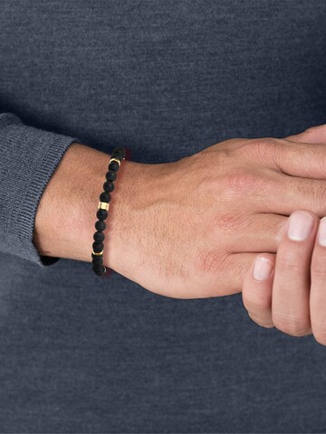 Männerglanz Armband in Schwarz