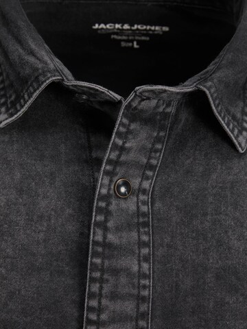JACK & JONES - Regular Fit Camisa 'OWEN' em cinzento
