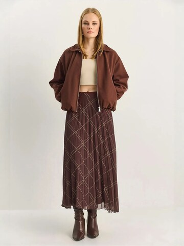 Bianco Lucci Skirt in Brown