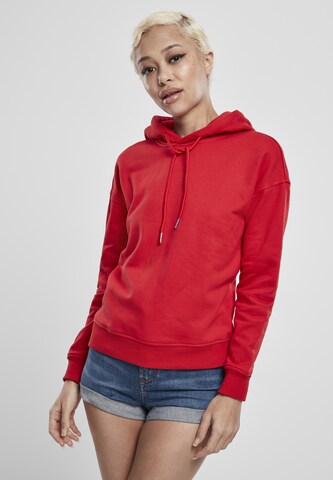 Sweat-shirt Urban Classics en rouge : devant