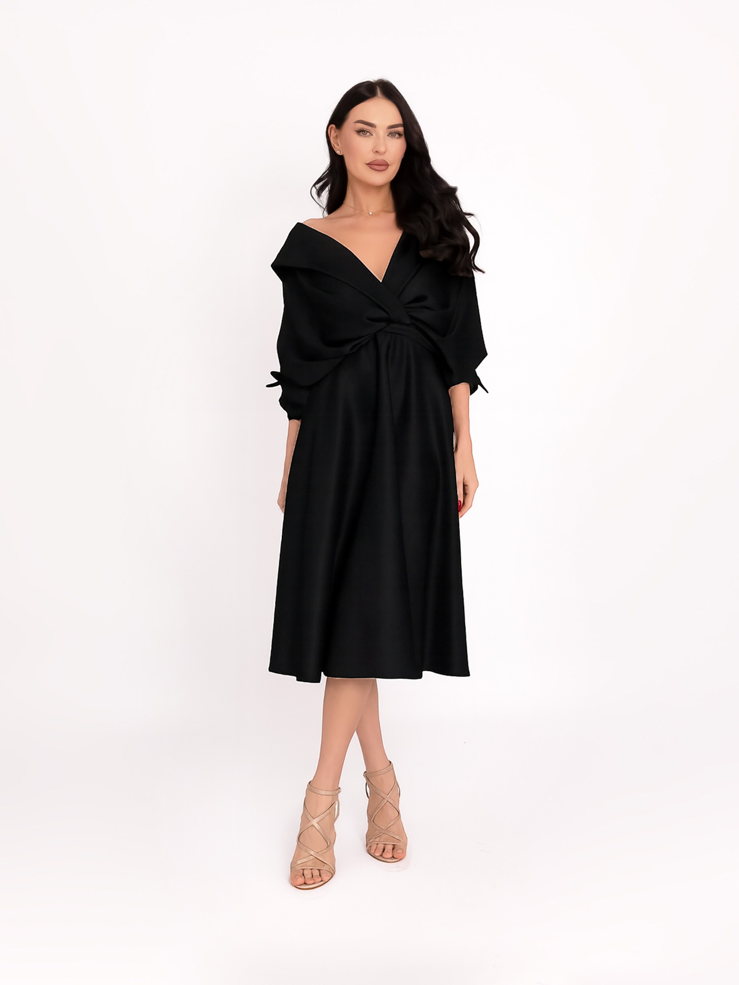 acob a porter Evening dress in Black: front