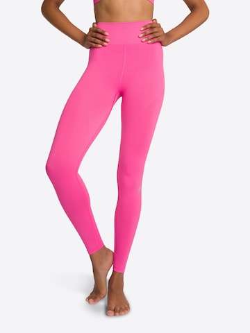 OCEANSAPART Skinny Sporthose 'Brooke' in Pink: predná strana