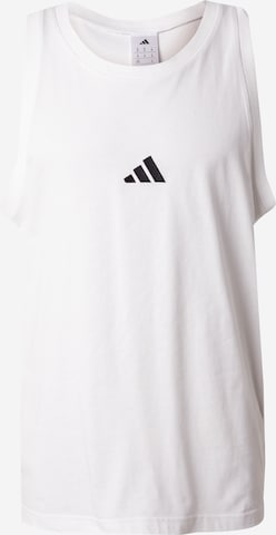 ADIDAS SPORTSWEAR - Camiseta funcional en blanco: frente