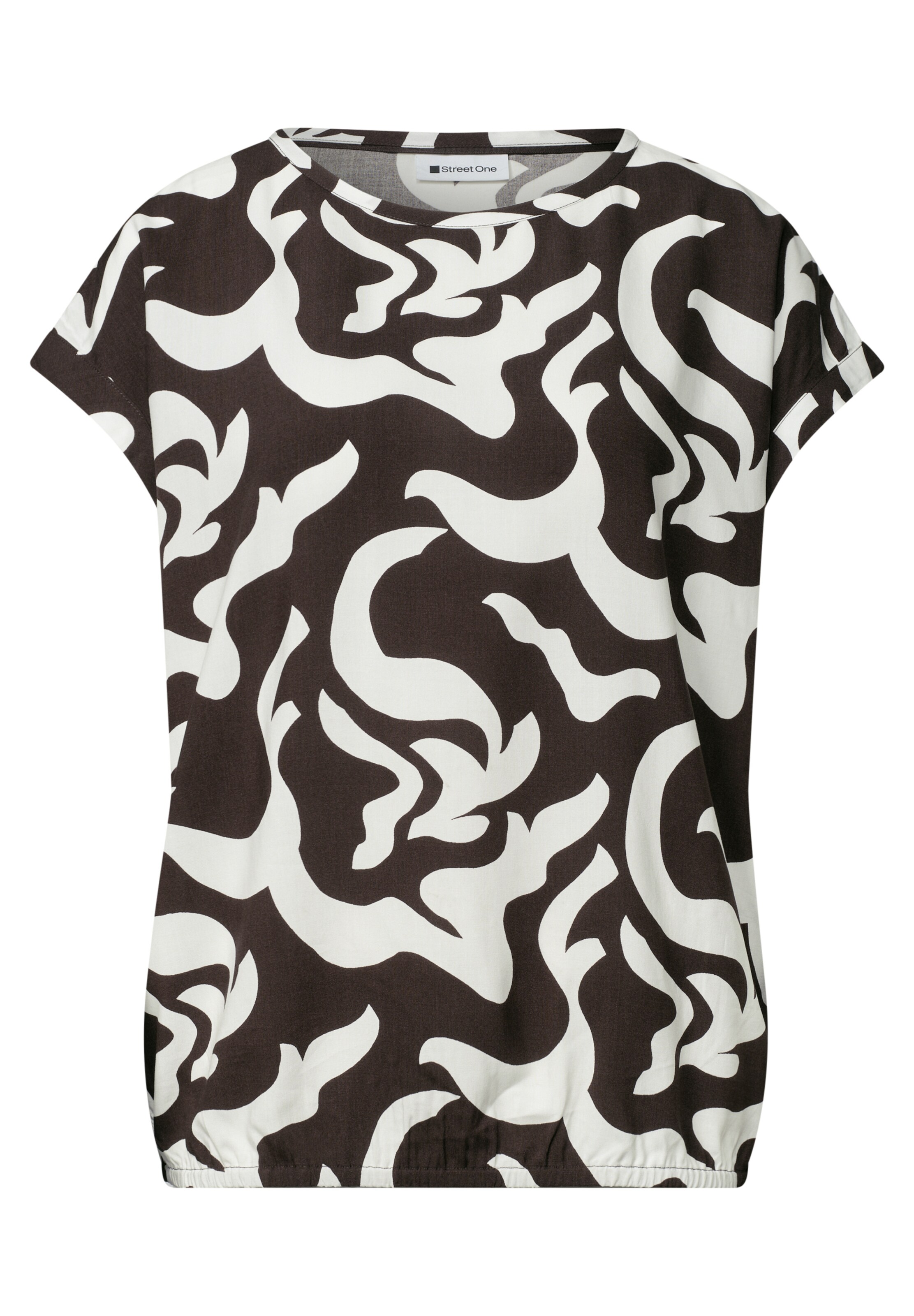 STREET ONE Bluse in Braun: Vorderseite