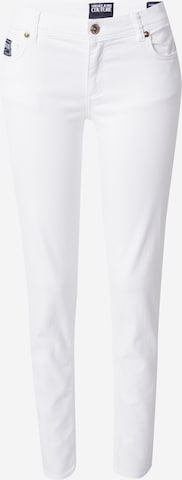 Versace Jeans Couture - Slimfit Vaquero 'Jackie' en blanco: frente