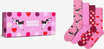 Happy Socks Socken '4-Pack Pink Socks Gift Set' in Pink: Vorderseite