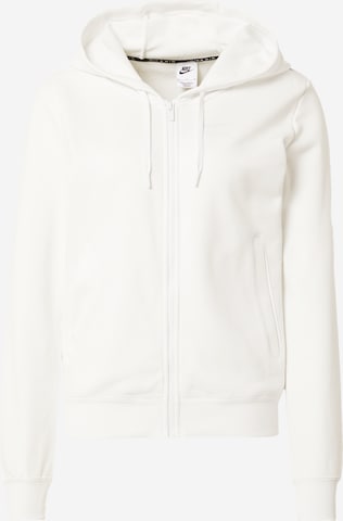 Nike Sportswear Sweat jacket 'Air' in White: front