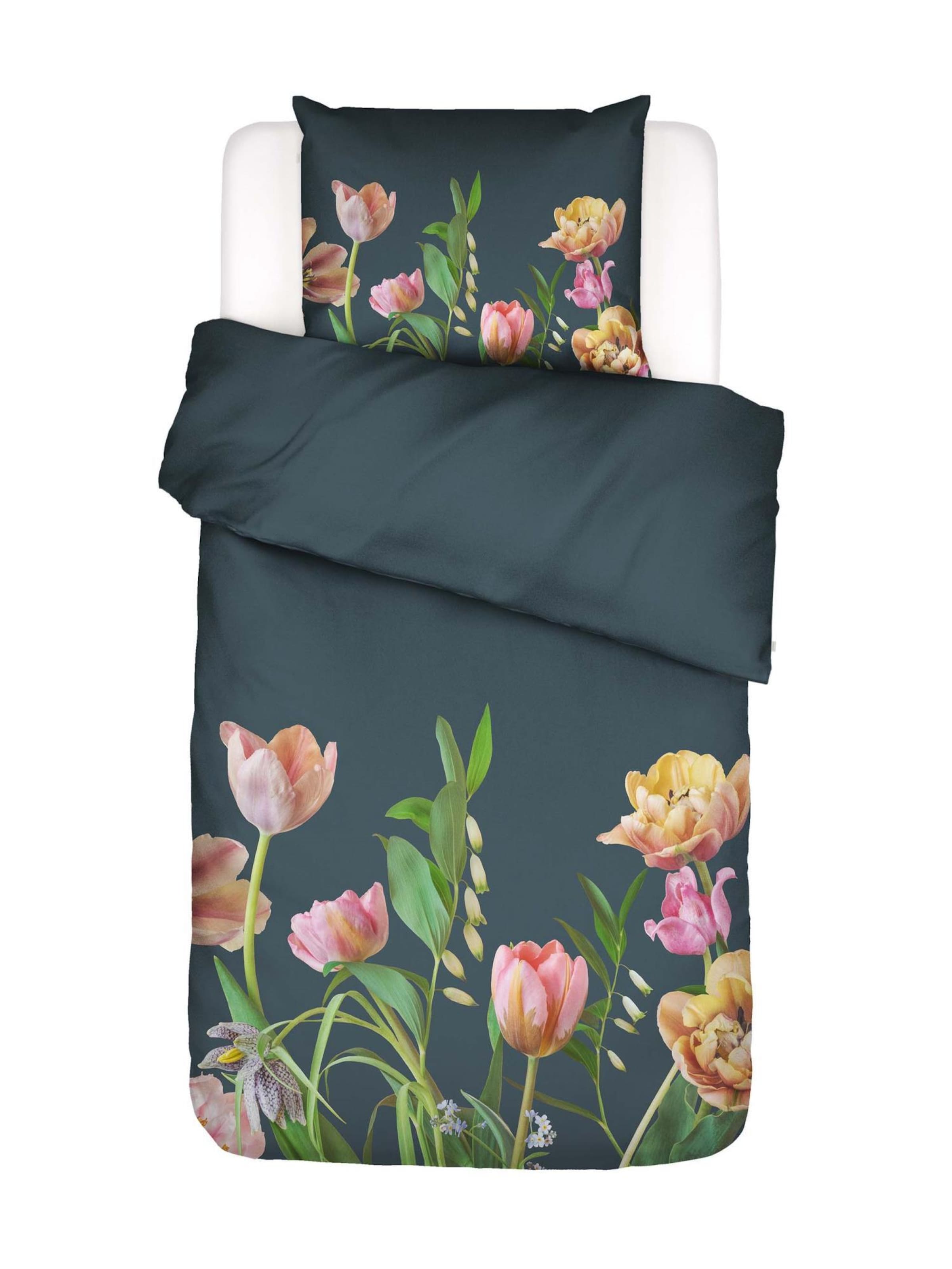 ESSENZA Duvet Cover 'Eloise' in Green: front