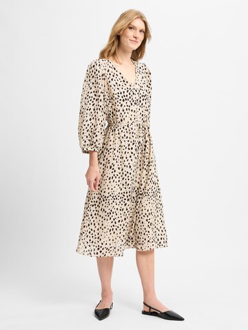 Robe 'Angelina' MSCH COPENHAGEN en beige : devant