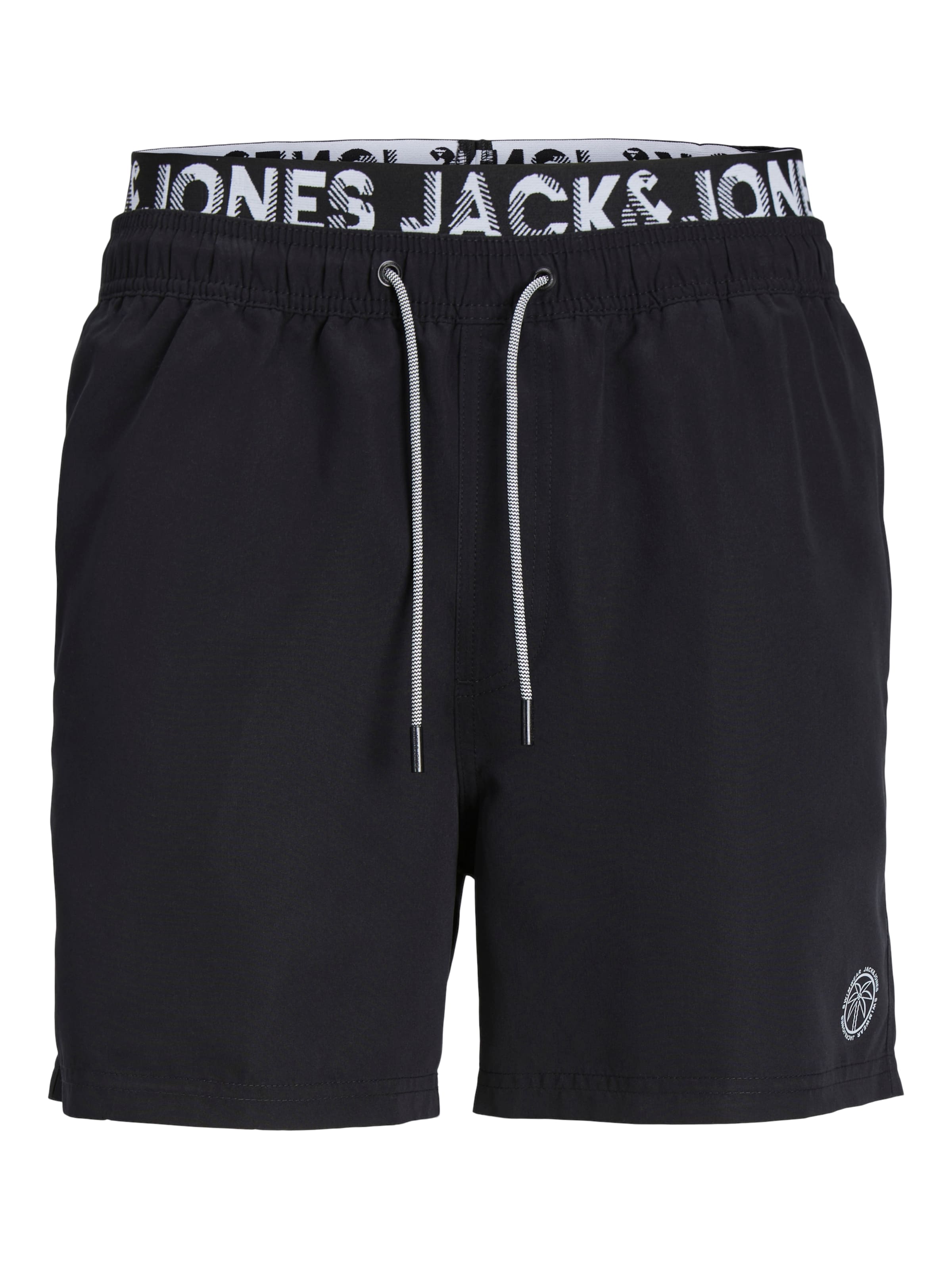 Pantaloncini da bagno 'JPSTFiji' di JACK & JONES in nero