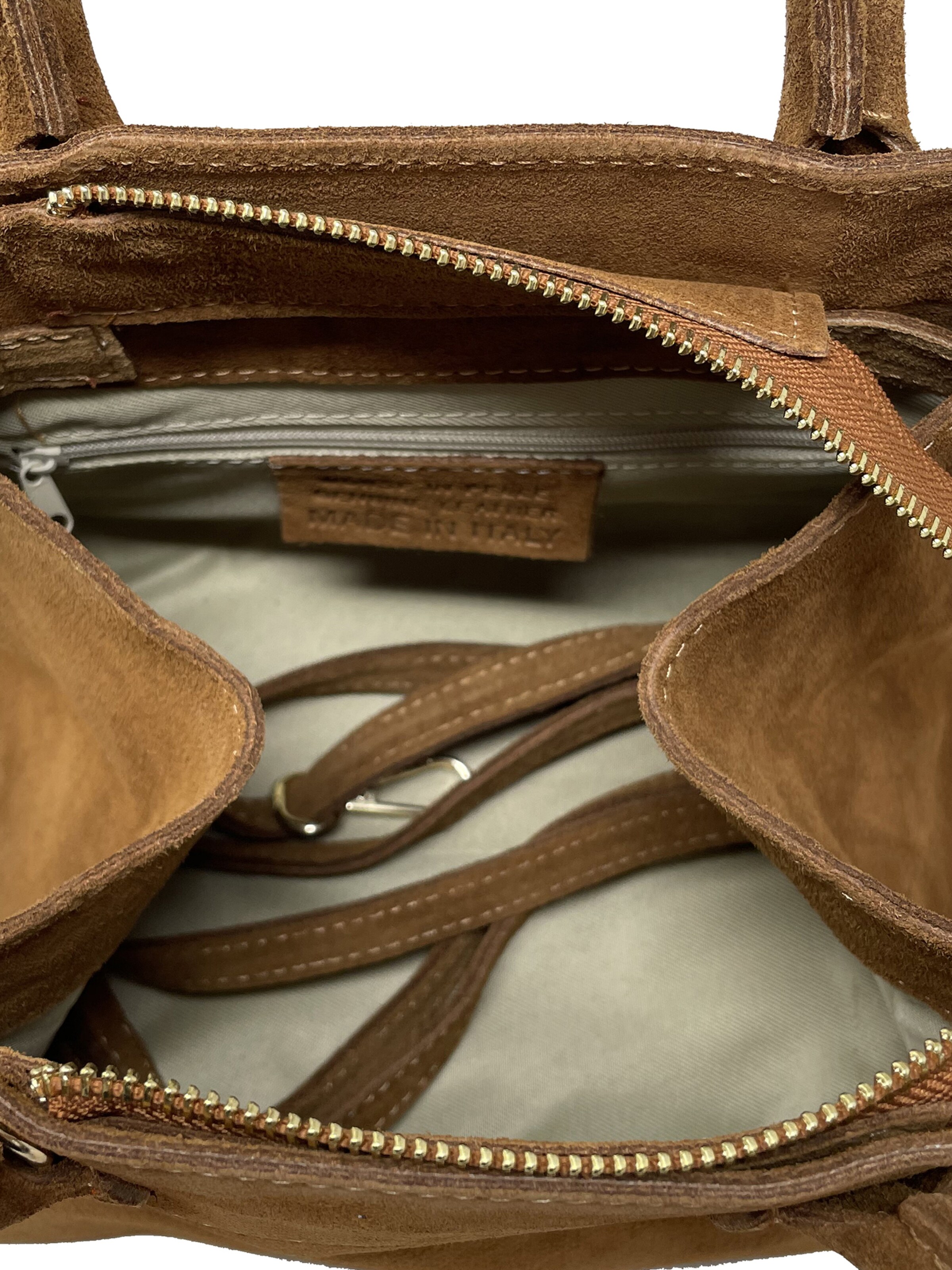 CHICCA BORSE Handtas in Bruin