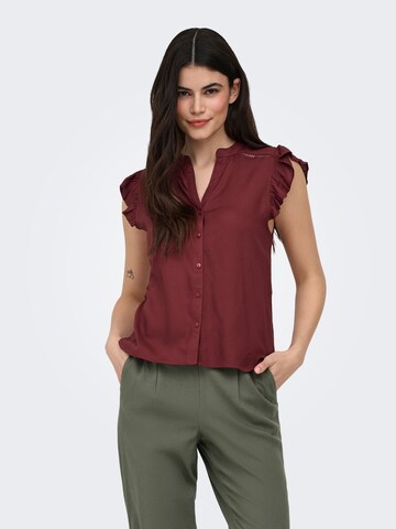 ONLY Blouse in Red: front