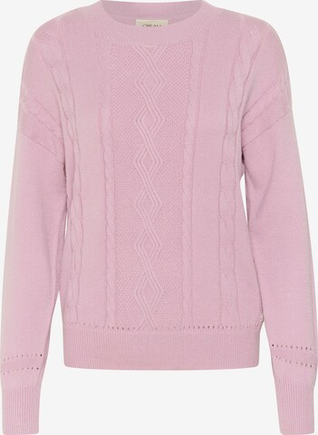 Cream - Jersey 'CR Dela' en rosa: frente