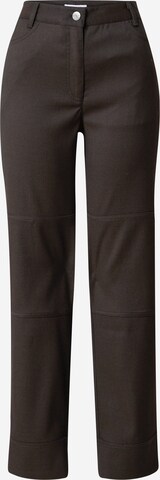 Samsøe Samsøe Wide leg Trousers in Brown: front