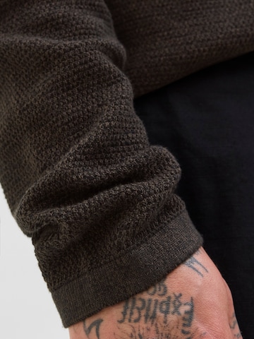 JACK & JONES Свитер 'JJEGEORGE' в Коричневый