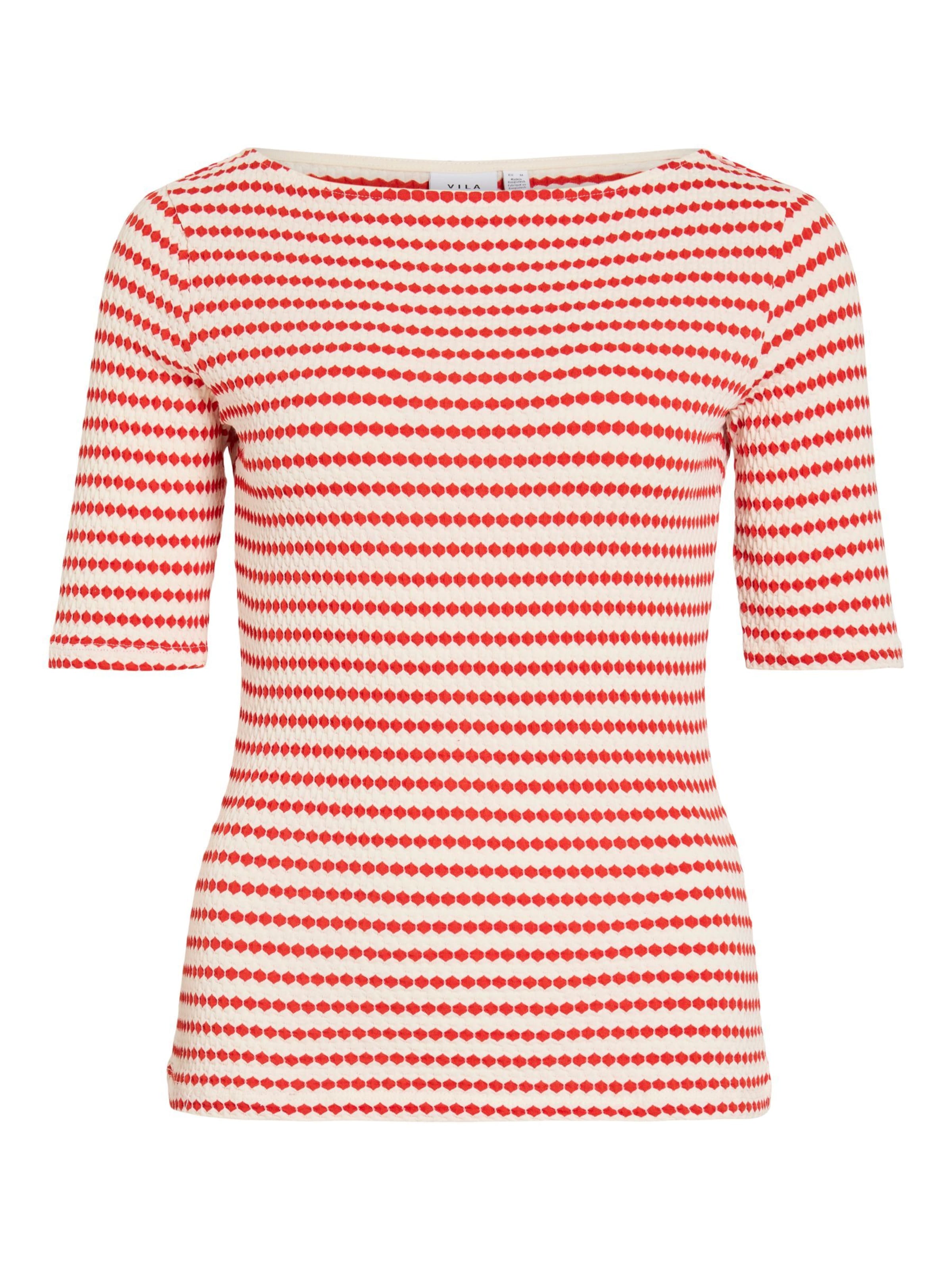 VILA Shirt 'VILOPES' in Red: front