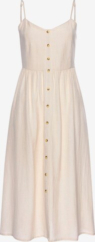 LASCANA Sommerkleid in Beige: predná strana