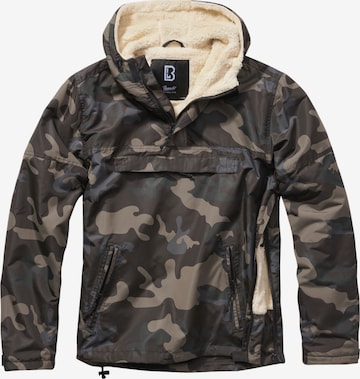Brandit Функциональная куртка 'Sherpa Windbreaker' в Зеленый: спереди