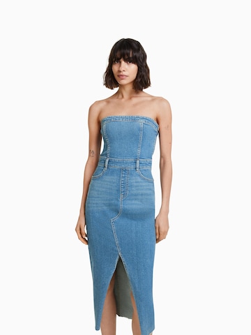 Robe Bershka en bleu : devant