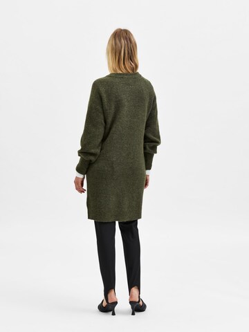 SELECTED FEMME Knit dress 'Lulu' in Green