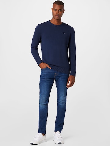 Tommy Jeans Pullover 'Essential' i blå