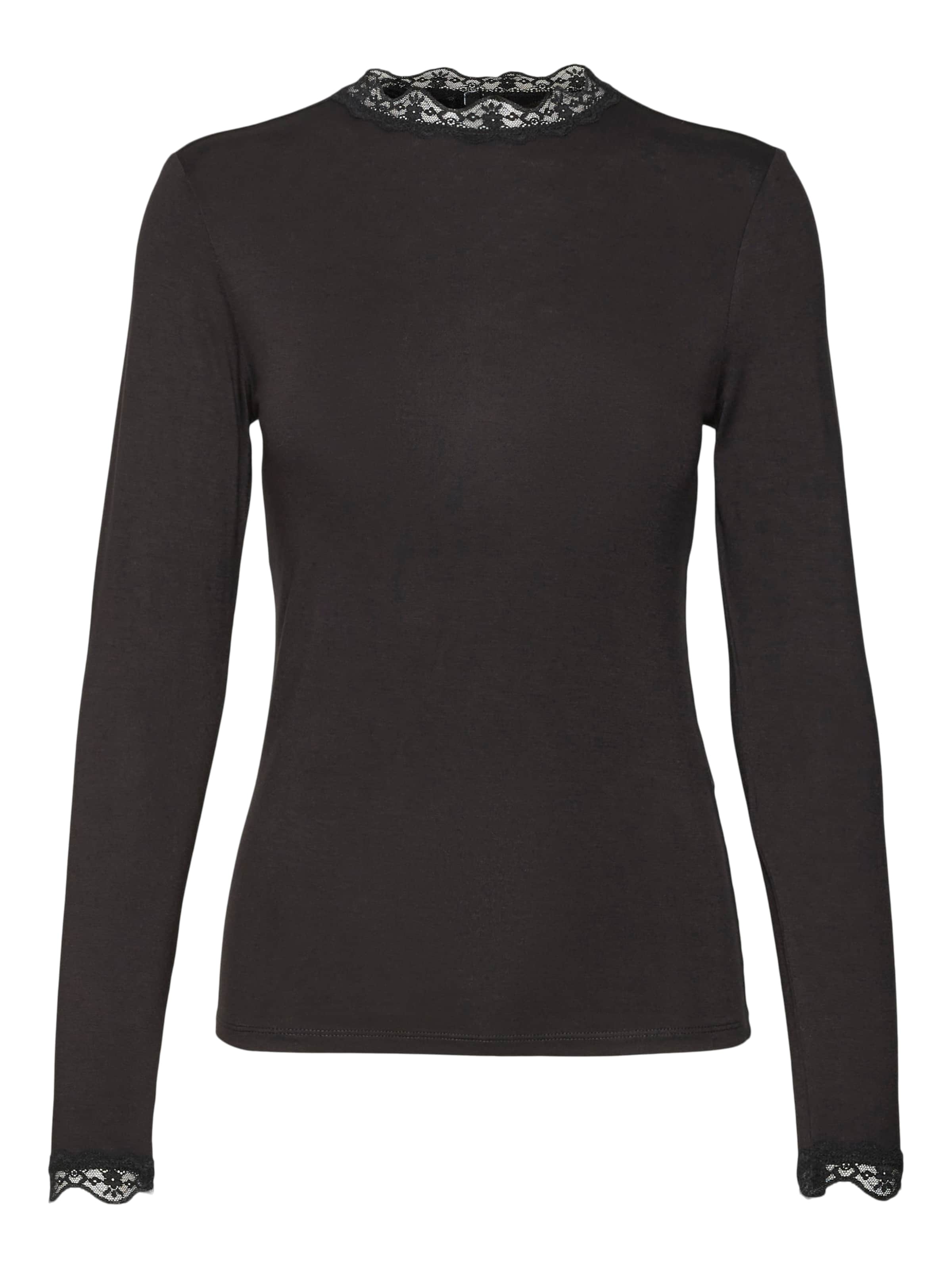 VERO MODA Shirt 'VMRosa' in Black: front